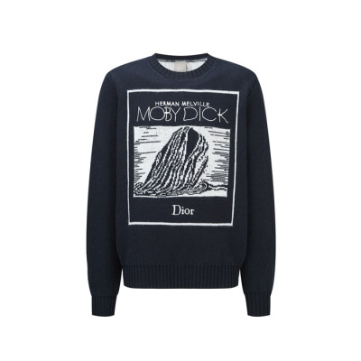 디올 남성 라운드 스웨터 - Dior Mens Round Sweater - dic17553x