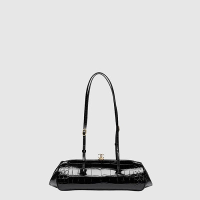 샤넬 여성 가죽 스트랩 클러치 - Chanel Womens Leather Strap Clutch - chb17287x