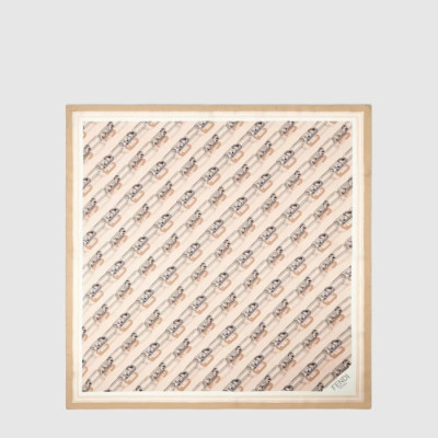 펜디 여성 스퀘어 스카프 - Fendi Womens Square Scarf - acc10063x