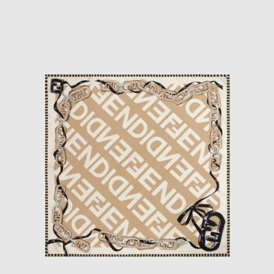 펜디 여성 스퀘어 스카프 - Fendi Womens Square Scarf - acc10068x