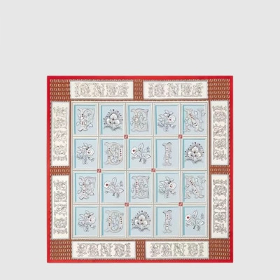펜디 여성 플로럴 스카프 - Fendi Womens Floral Scarf - acc10071x