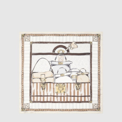 펜디 여성 스퀘어 스카프 - Fendi Womens Square Scarf - acc10073x