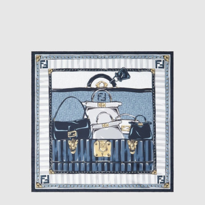 펜디 여성 스퀘어 스카프 - Fendi Womens Square Scarf - acc10074x