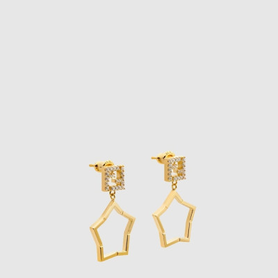 펜디 여성 FF 스타 이어링 - Fendi Womens FF Star Earring - acc10127x