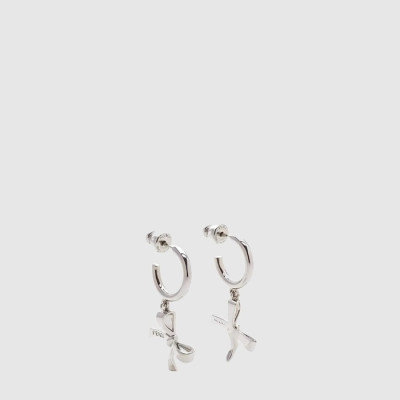 펜디 여성 리본 펜던트 이어링 - Fendi Womens Ribbon Pendant Earring - acc10157x