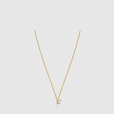 펜디 여성 F 네크리스 - Fendi Womens F Necklace - acc10166x