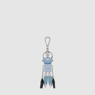 프라다 남/녀 로봇 사피아노 가죽 백 참 - Prada Unisex Robot Saffiano Leather Bag Charm - acc10244x