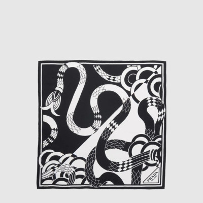 프라다 여성 트윌 스카프 - Prada Womens Twill Scarf - acc10286x