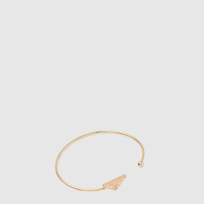 프라다 여성 골드 브레이슬릿 - Prada Womens Gold Bracelet - acc10297x