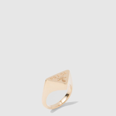 프라다 여성 이터널 골드 시그넷 반지 - Prada Womens Eternal Gold Signet Ring - acc10298x