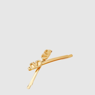 발렌티노 여성 골드 헤어 클립 - Valentino Womens Gold Hair Clip - acc10410x