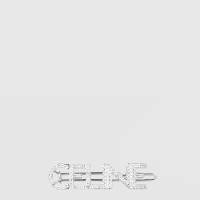 셀린느 여성 크리스탈 모노크롬 헤어 클립 - Celine Womens Crystal Monochrome Hair Clip - acc10441x