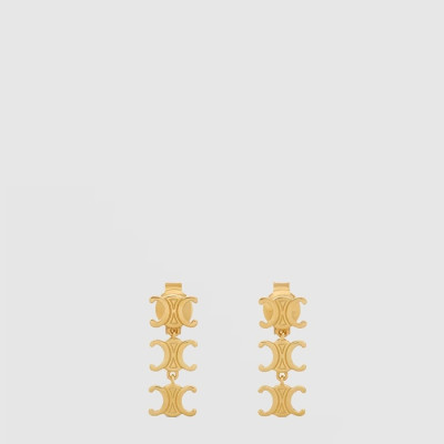 셀린느 여성 골드 이어링 - Celine Womens Gold Earring - acc10532x