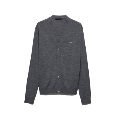 프라다 남성 브이넥 가디건 - Prada Mens V-neck Cardigan - prc17685x