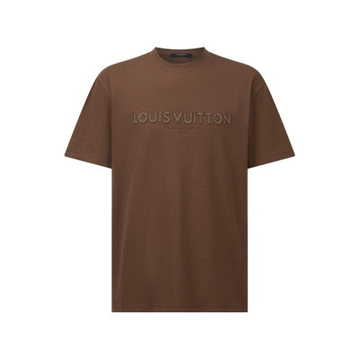 루이비통 남성 라운드 티셔츠 - Louis vuitton Mens Round Tshirt - lvc17729x