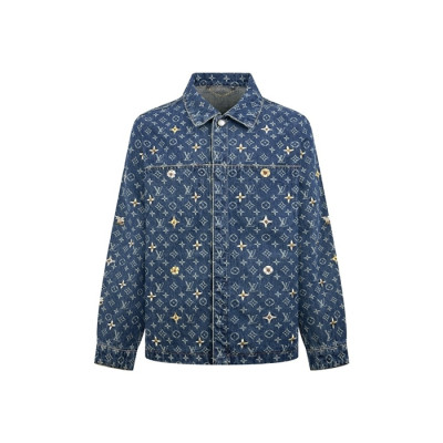 루이비통 남성 데님 자켓 - Louis vuitton Mens Denim Jacket - lvc17842x