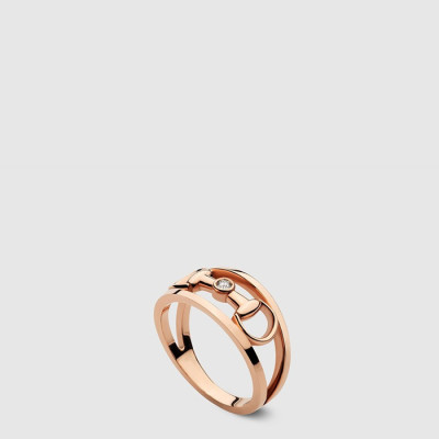 구찌 여성 홀스빗 와이드 다이아몬드 반지 - Gucci Womens Horsebit Wide Diamond Ring - acc10657x