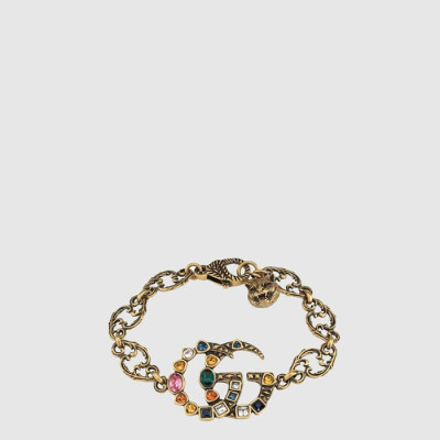 구찌 여성 인터로킹 다이아몬드 브레이슬릿 - Gucci Womens Interlocking Diamond Bracelet - acc10822x