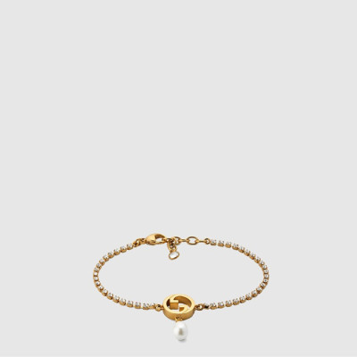 구찌 여성 블론디 크리스탈 브레이슬릿 - Gucci Womens Blondie Crystal Bracelet - acc10827x