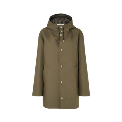 펜디 여성 후드 코트 - Fendi Womens Hooded Coat - fec18054x