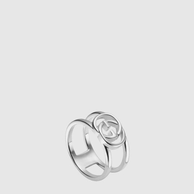 구찌 남성 인터로킹 G 링 - Gucci Mens Interlocking G Ring - acc10857x