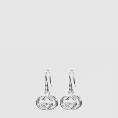 구찌 여성 피어스 인터로킹 G 이어링 - Gucci Womens Pierce Interlocking G Earring - acc10866x
