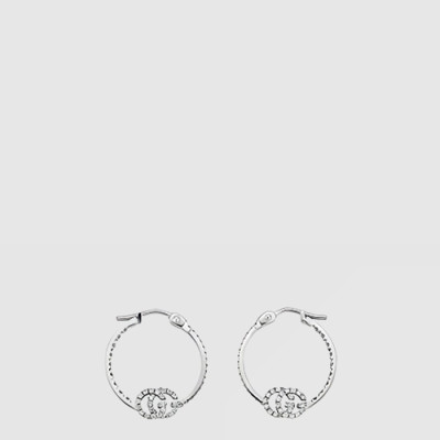 구찌 여성 GG 러닝 다이아몬드 이어링 - Gucci Womens GG Running Diamond Earring - acc10868x