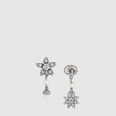 구찌 여성 크리스탈 더블 G 이어링 - Gucci Womens Crystal Double G Earring - acc10870x