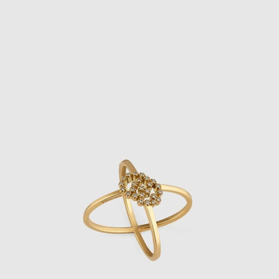 구찌 여성 GG 러닝 X 링 - Gucci Womens GG Running X Ring - acc10872x