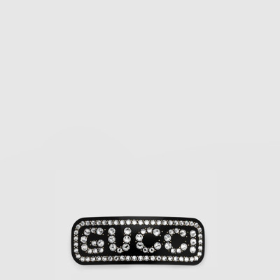 구찌 여성 크리스탈 싱글 헤어 바레트 - Gucci Womens Crystal Single Hair Barret - acc10888x