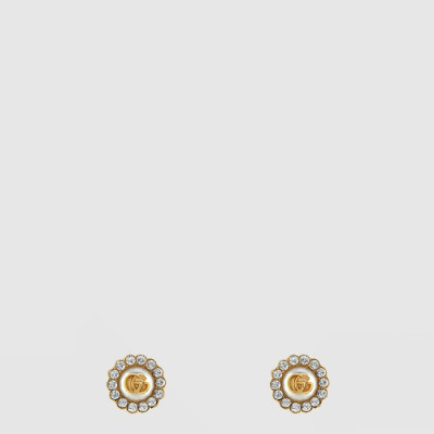 구찌 여성 GG 플라워 마몽 스터드 이어링 - Gucci Womens GG Flower Marmont Stud Earring - acc10894x