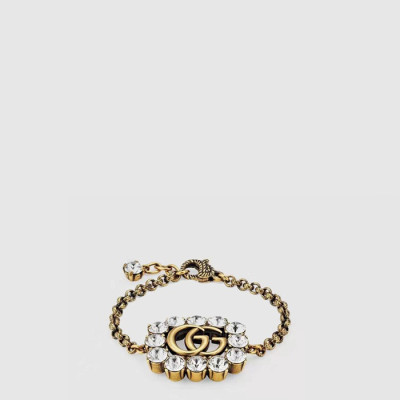 구찌 여성 크리스탈 GG 브레이슬릿 - Gucci Womens Crystal GG Bracelet - acc10897x