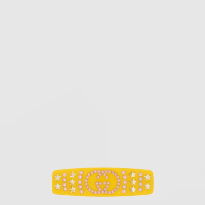 구찌 여성 크리스탈 헤어핀 - Gucci Womens Crystal Heart Hairpin - acc10907x