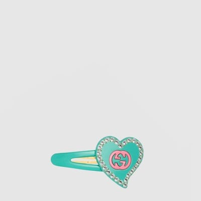 구찌 여성 GG 하트 헤어핀 - Gucci Womens GG Heart Hairpin - acc10908x