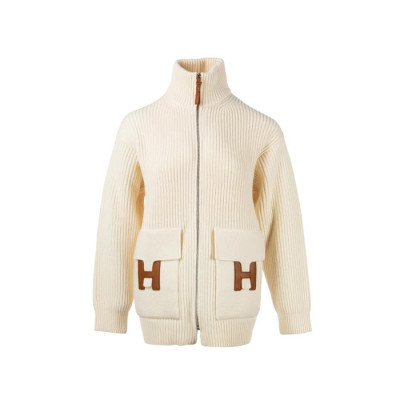 에르메스 여성 블루종 가디건 - Hermes Womens Blouson Cardigan - hec18064x