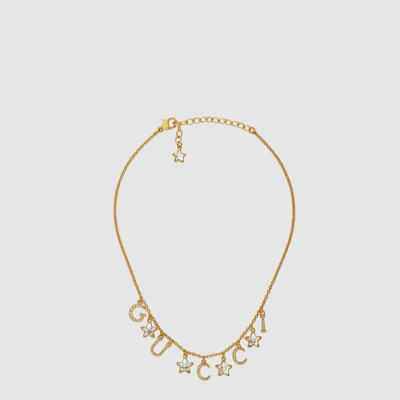 구찌 여성 스크립트 네크리스 - Gucci Womens Script Necklace - acc10932x