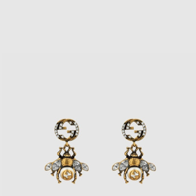 구찌 여성 인터로킹 G 비 이어링 - Gucci Womens Interlocking G Bee Earring - acc10952x