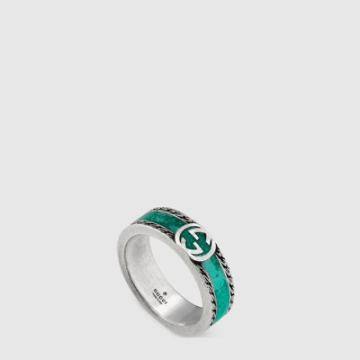 구찌 남/녀 인터로킹 링 - Gucci Unisex Interlocking Ring - acc10962x