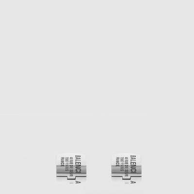 발렌시아가 여성 태그 스터드 이어링 - Balenciaga Womens Tag stud Earring - acc10964x