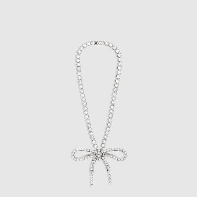 발렌시아가 여성 아카이브 리본 목걸이 - Balenciaga Womens Archive Ribbon Necklace - acc10969x