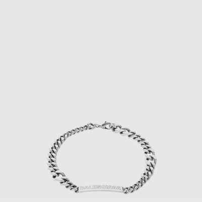 발렌시아가 남성 플레이트 트위스트 네크리스 - Balenciaga Mens Plate Twist Necklace - acc10970x