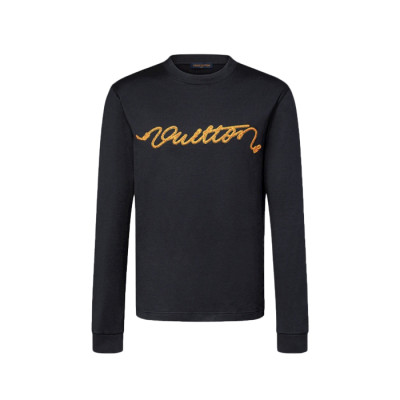 루이비통 남성 라운드 긴팔티 - Louis vuitton Mens Round Tshirt - lvc18119x
