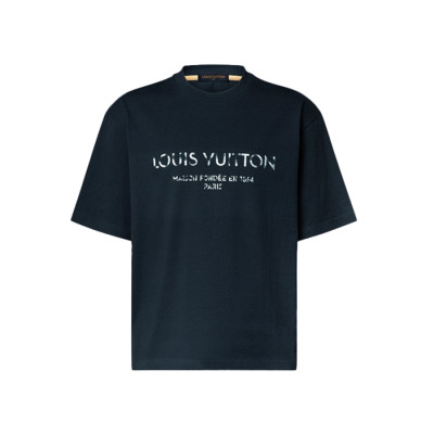 루이비통 남성 라운드 티셔츠 - Louis vuitton Mens Round Tshirt - lvc18122x