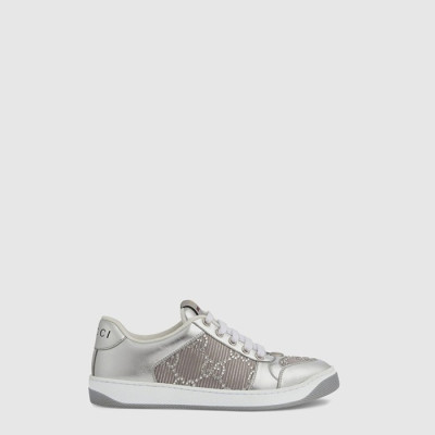 구찌 여성 스크리너 GG 크리스탈 스니커즈 - Gucci Womens Screener GG Crystal Sneaker - gus14892x