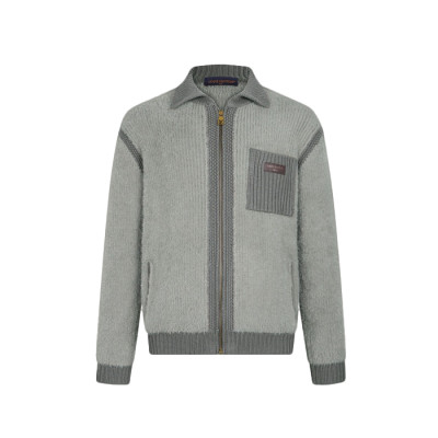 루이비통 남성 집업 스웨터 - Louis vuitton Mens Zip Up Sweater - lvc18124x